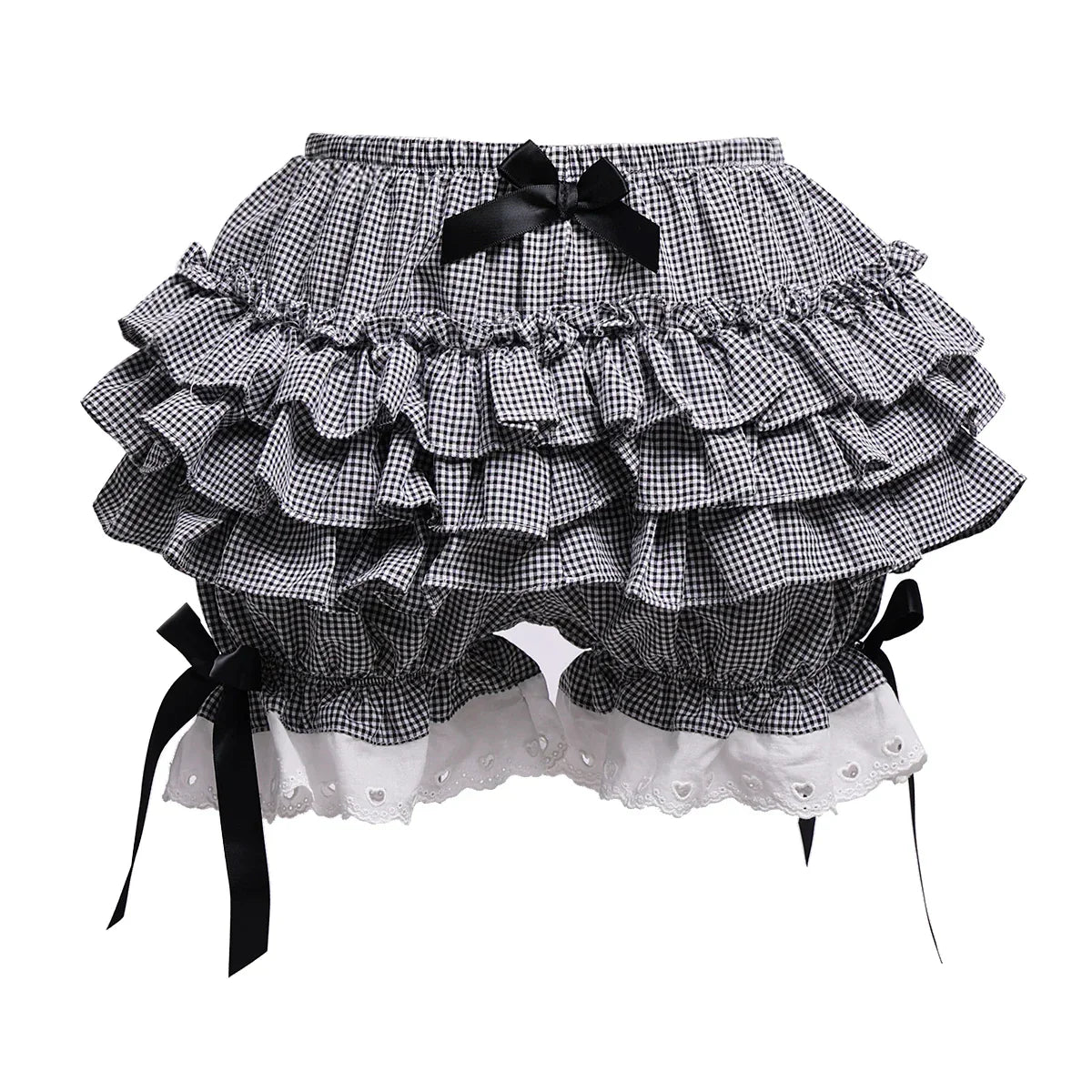 Ruffle Cotton Shorts - A1 / Waist 65-100cm / CN - Shorts - Shorts - 5 - 2024