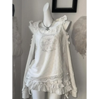Harajuku Lace Ruffle Hoodie & Cake Skirt Set - Bottoms - Sets / Co-ords - 1