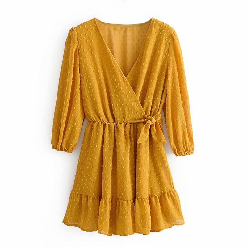 Korean Ruffle Mini Dress - All Dresses - Dresses - 27 - 2024