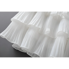 Boho Ruffle Mini Skirt With Elastic Waist - Bottoms - 12