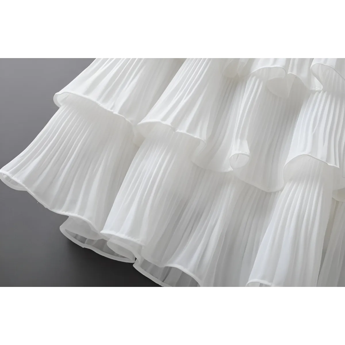 Boho Ruffle Mini Skirt With Elastic Waist - Bottoms - 12