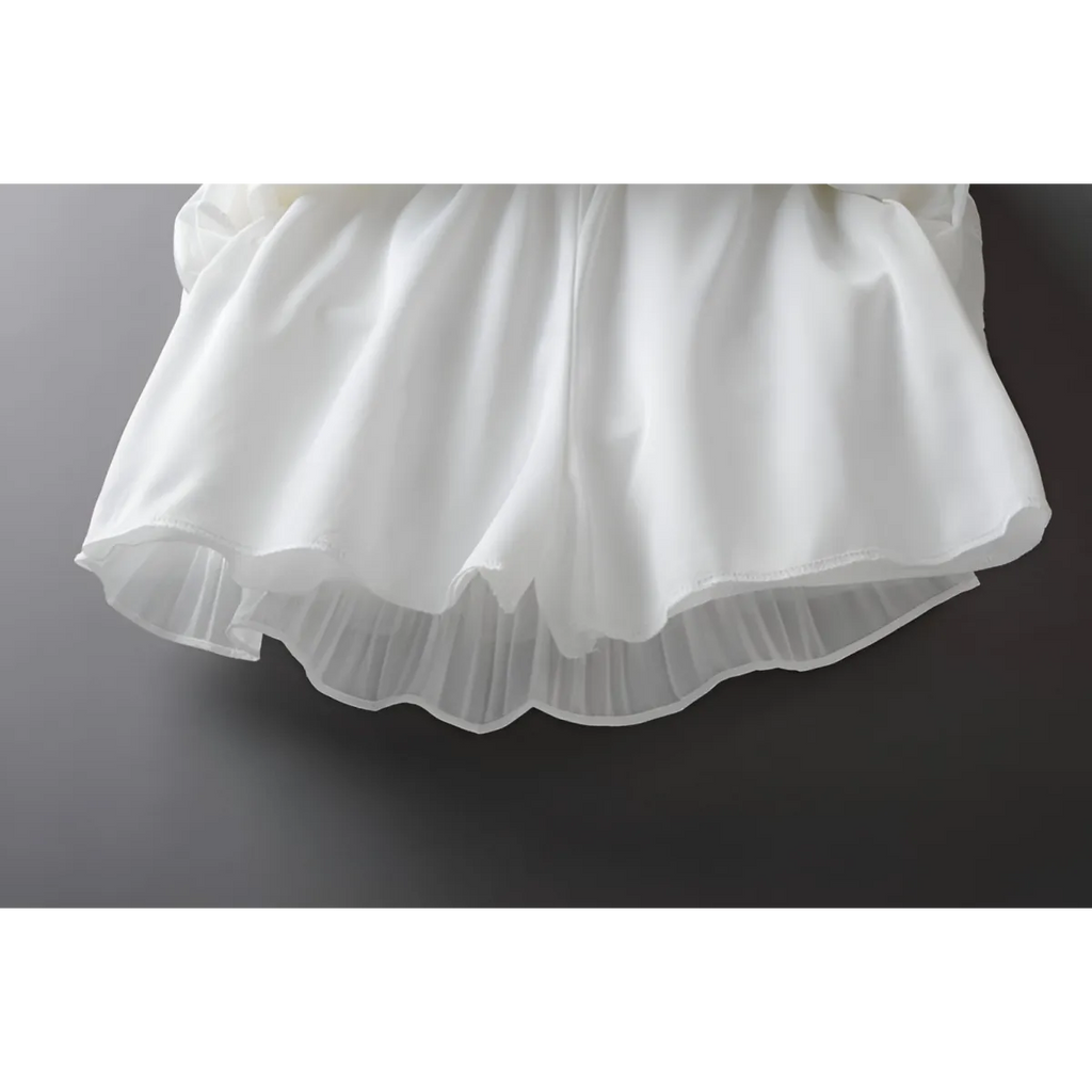 Boho Ruffle Mini Skirt With Elastic Waist - Bottoms - 13