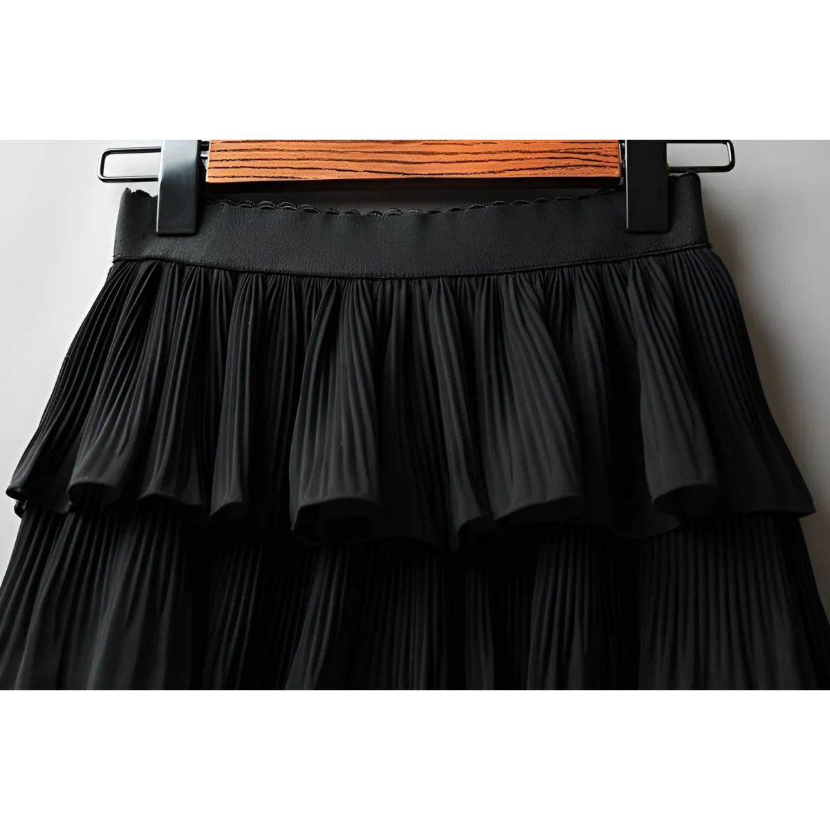 Boho Ruffle Mini Skirt With Elastic Waist - Bottoms - 14