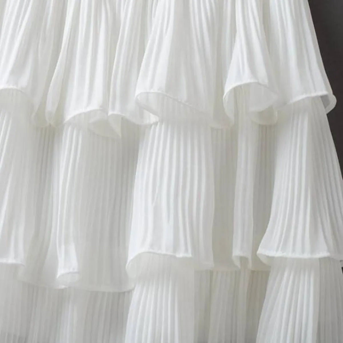 Boho Ruffle Mini Skirt With Elastic Waist - Bottoms - 5