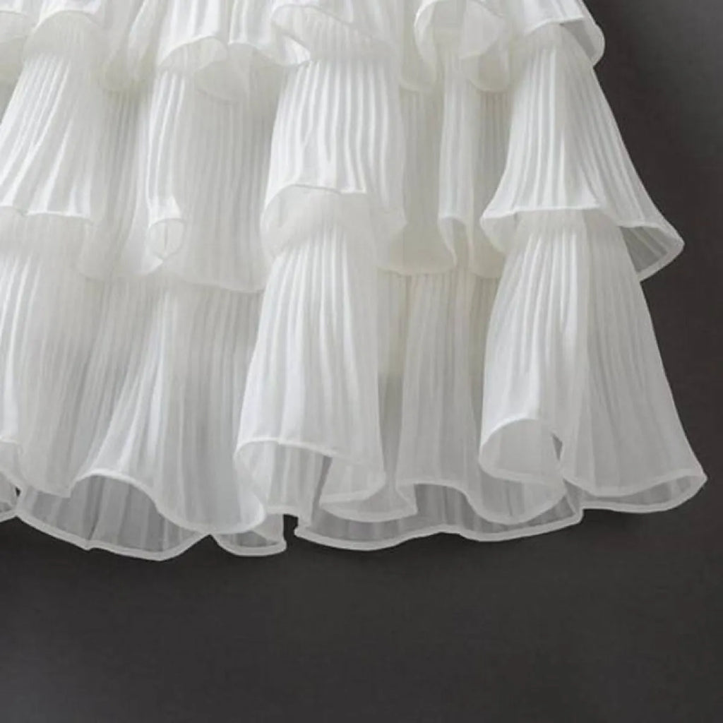 Boho Ruffle Mini Skirt With Elastic Waist - Bottoms - 6