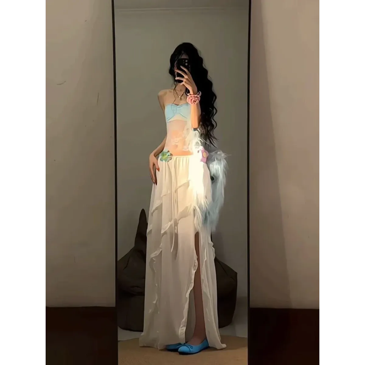 Fairycore Tulle Ruffle Skirt - Bottoms - Skirts - 6