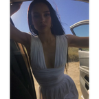 White Pleated Deep V-Neck Mini Dress - All Dresses - Sleeveless - V-neck - Dresses - 4