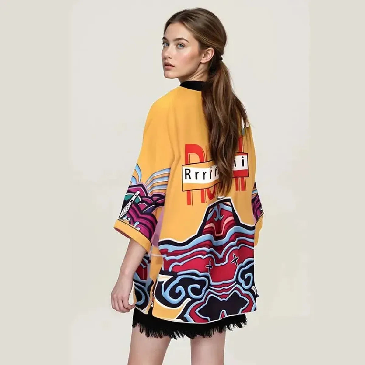 Rumi Hunters Kimono Cardigan Cosplay Coat - Women’s Clothing & Accessories - Cosplay - 2