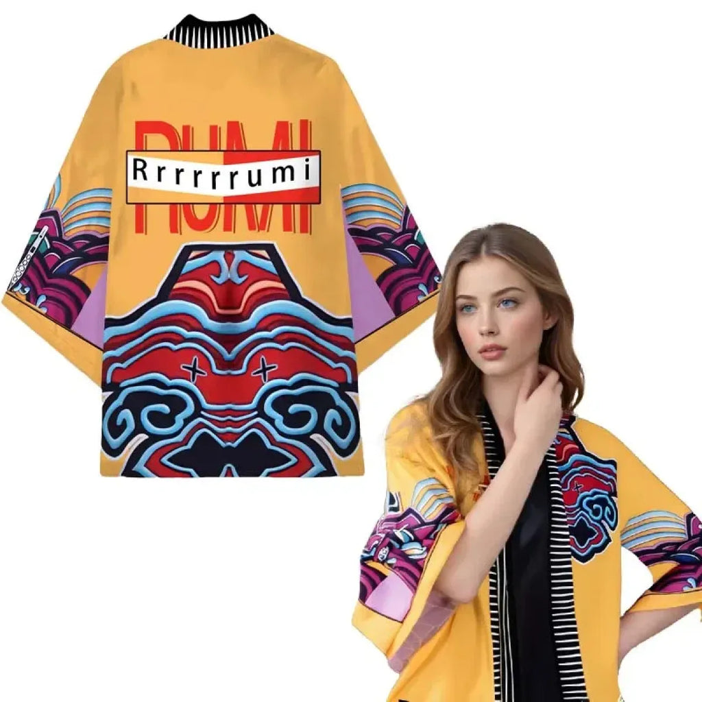 Rumi Hunters Kimono Cardigan Cosplay Coat - Women’s Clothing & Accessories - Cosplay - 6