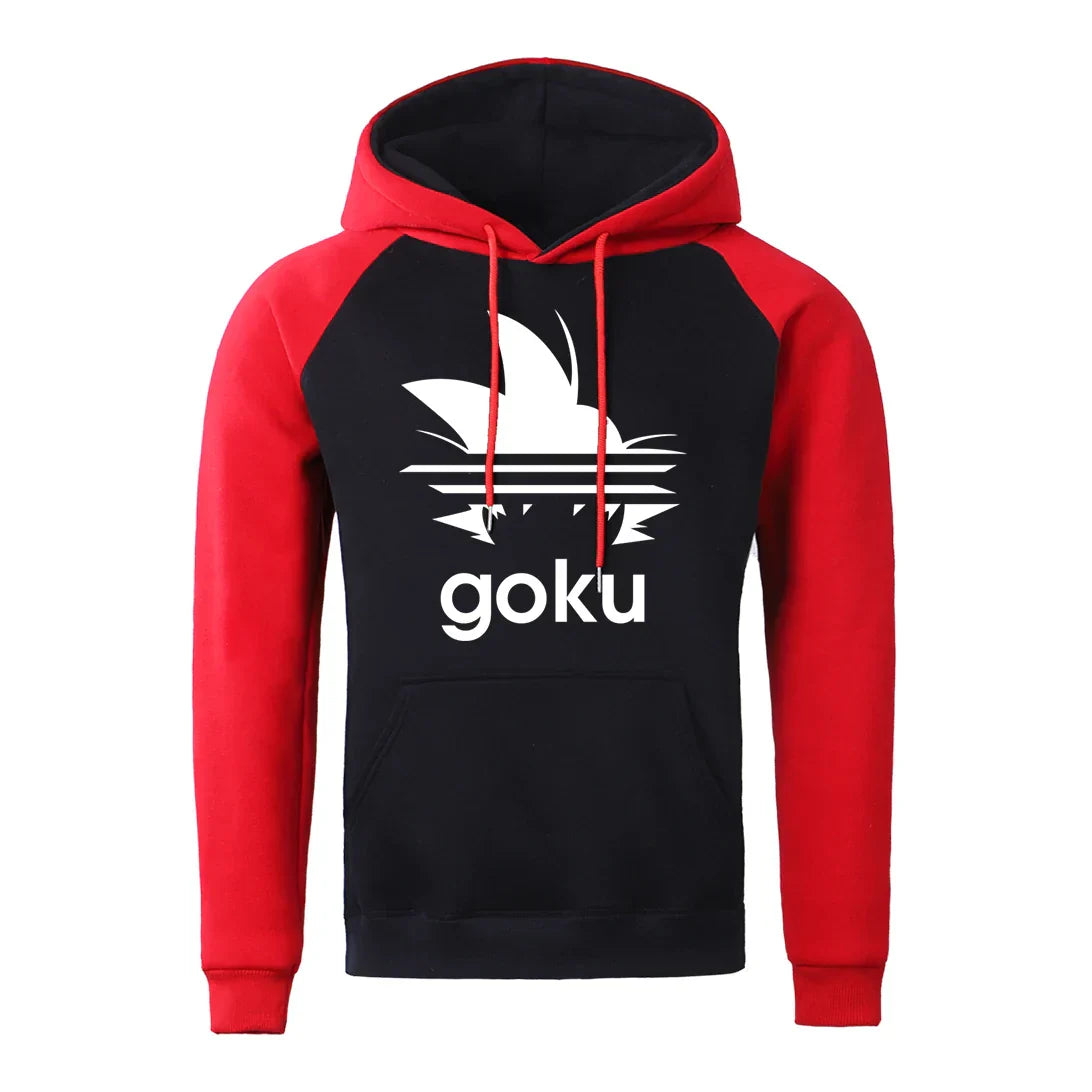 Saiyan Shadow Hoodie – Goku-Inspired Pullover - Hoodies & Sweatshirts - Shirts & Tops - 36 - 2024