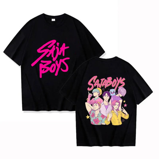 Saja Boys K-Pop Anime Graphic Tee - T-Shirts - T-Shirt - 2