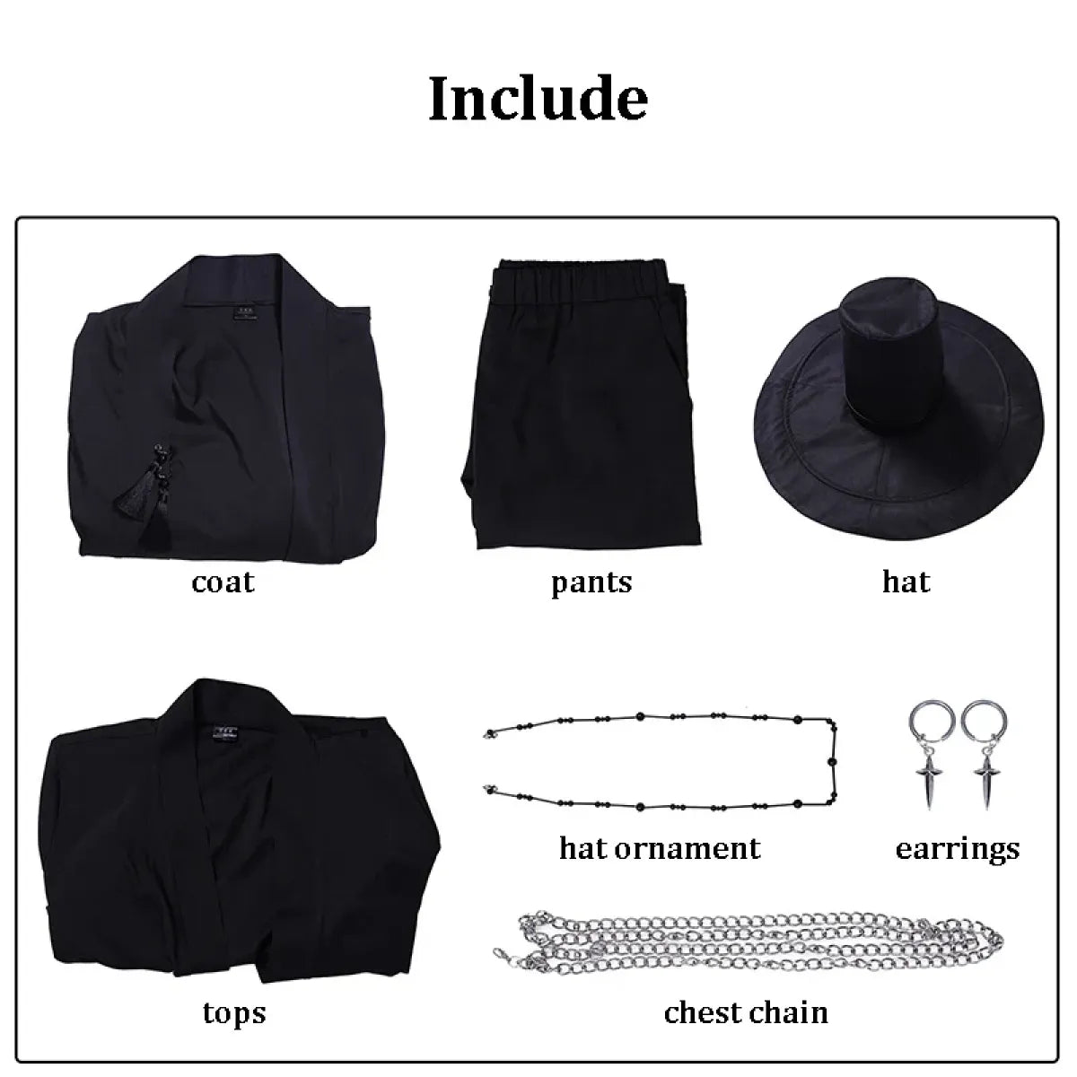 Saja Boys Demon Kpop Cosplay Costume Set with Hat - Anime - Cosplay - 5