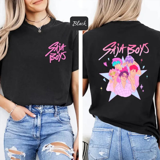 Saja Boys Kpop Anime Graphic Tee - T-Shirts - T-Shirt - 1