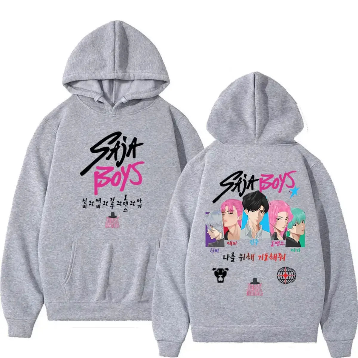 Saja Boys K-pop Anime Graphic Hoodie - Anime - Hoodie - 6