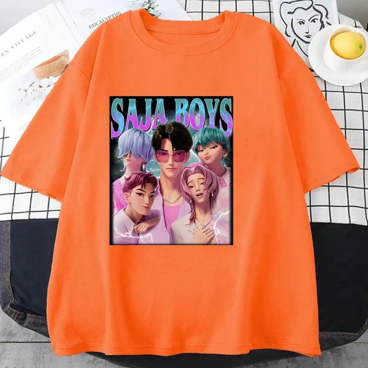 Saja Boys K-Pop Demon Hunters Graphic Tee - T-Shirts - T-Shirt - 9