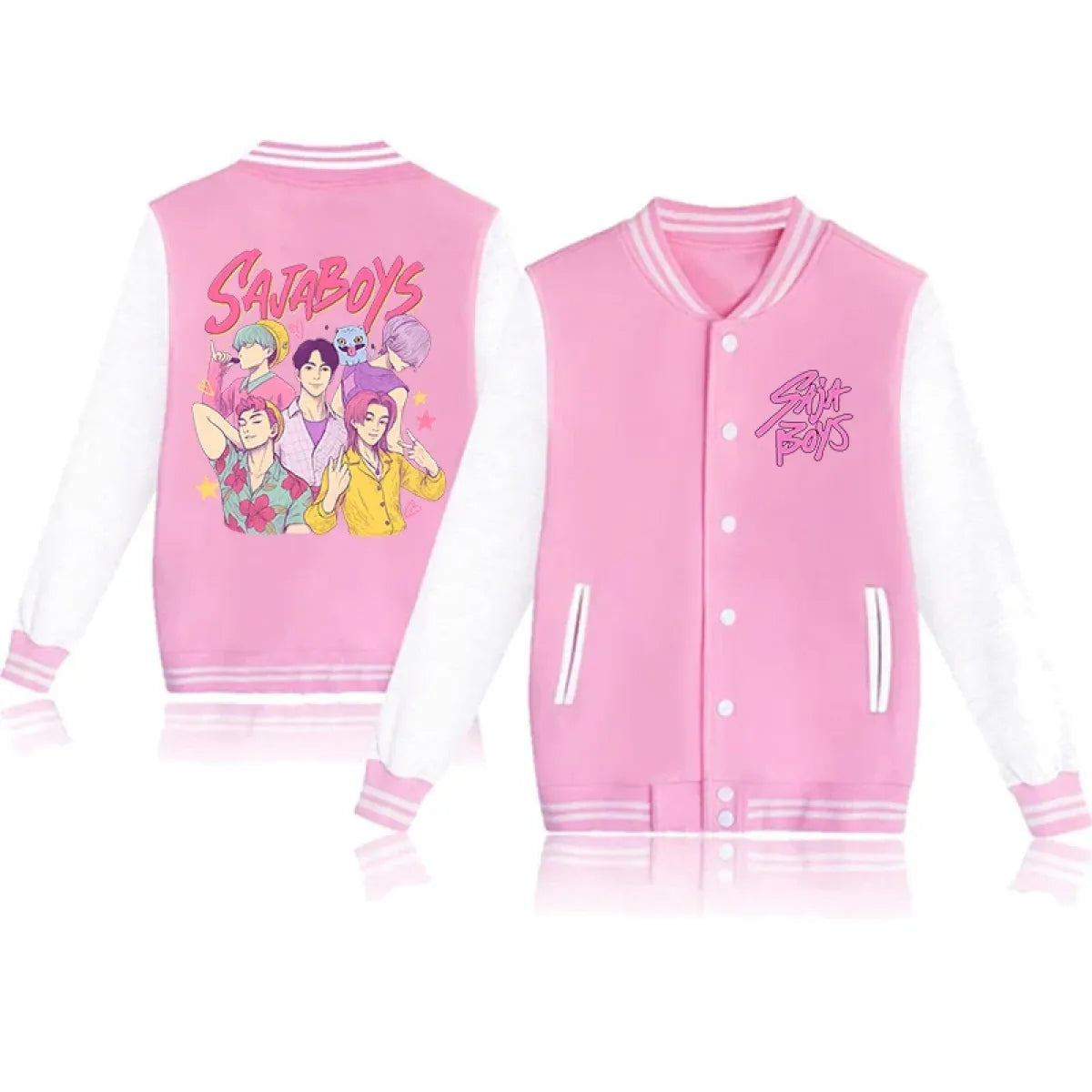 Saja Boys Kpop Demon Hunters Baseball Jacket - Jackets & Coats - Jacket - 3