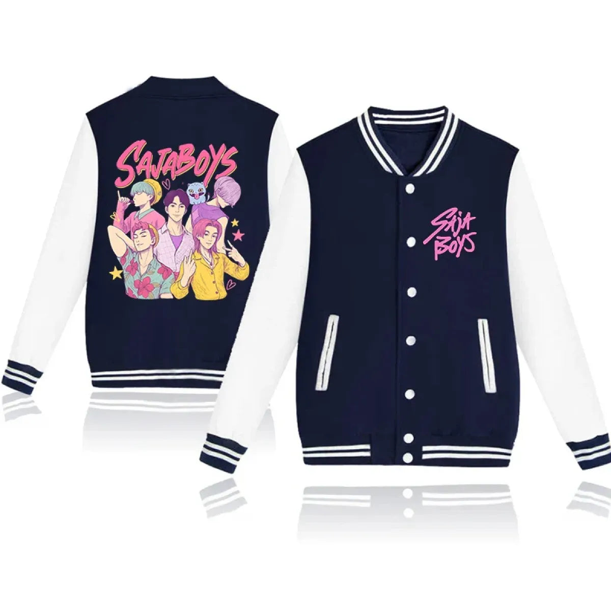 Saja Boys Kpop Demon Hunters Baseball Jacket - Jackets & Coats - Jacket - 6