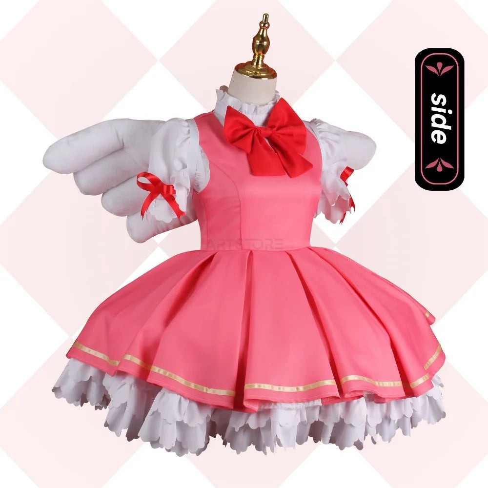 Sakura Kinomoto Princess Dress Cosplay Costume - Pink Card Captor Sakura - All Dresses - Costumes - 3 - 2024