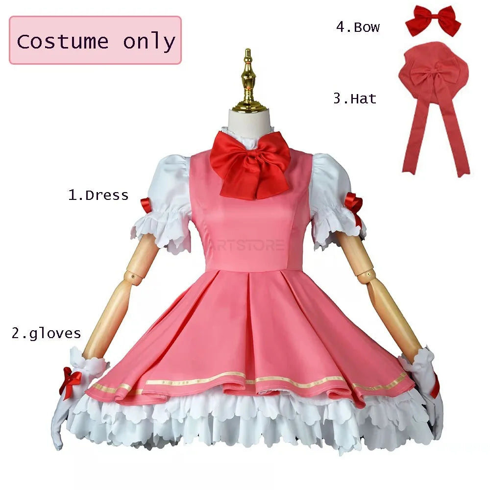 Sakura Kinomoto Princess Dress Cosplay Costume - Pink Card Captor Sakura - All Dresses - Costumes - 5 - 2024