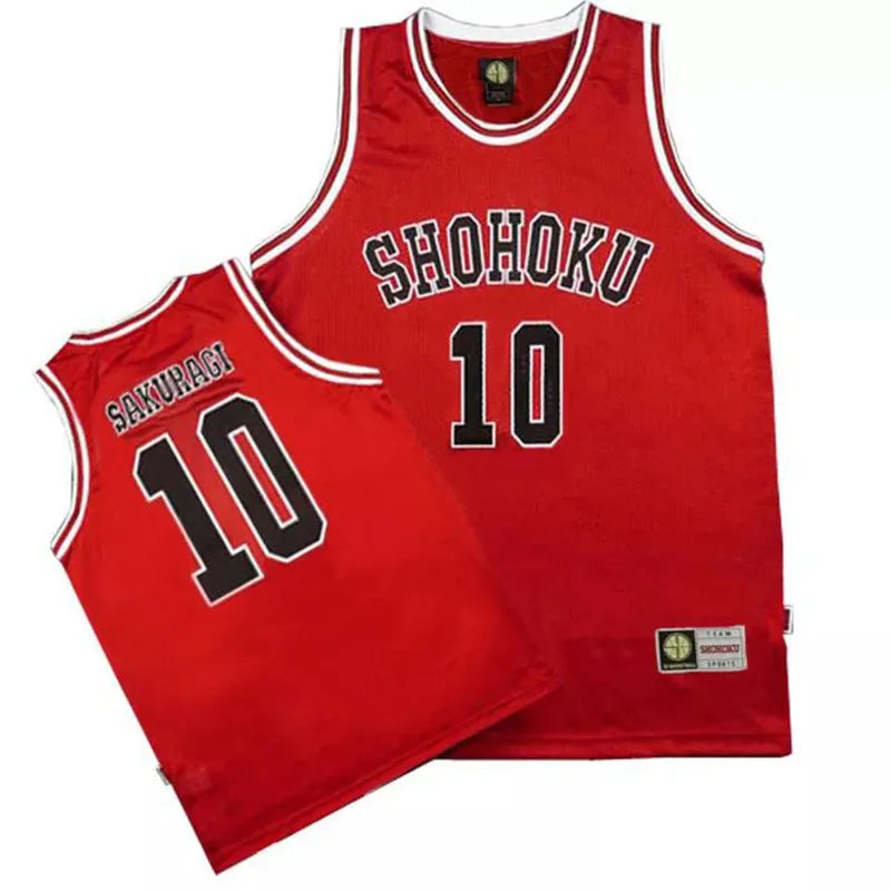 Shohoku Basketball Team Jersey - Sakuragi Hanamichi Rukawa - All Products - Clothing - 1 - 2024