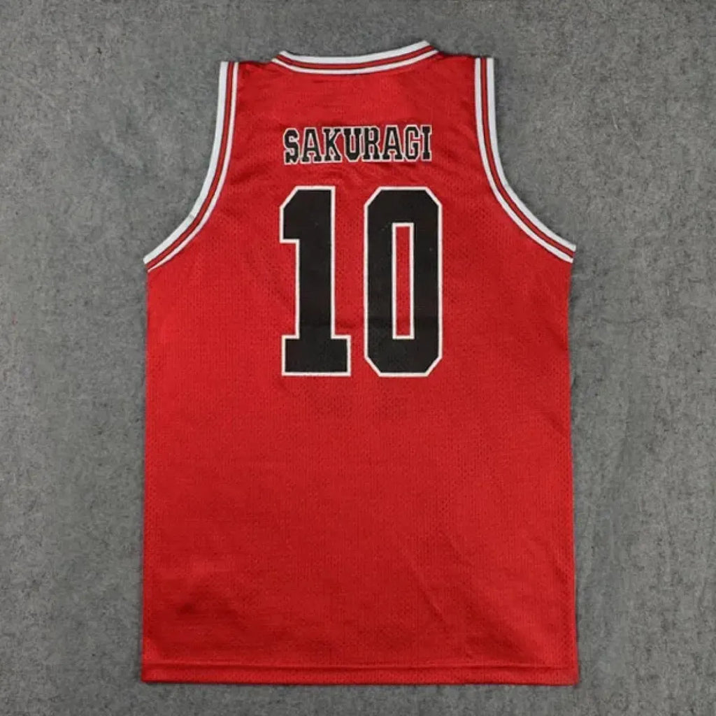 Shohoku Basketball Team Jersey - Sakuragi Hanamichi Rukawa - Best Sellers - 5