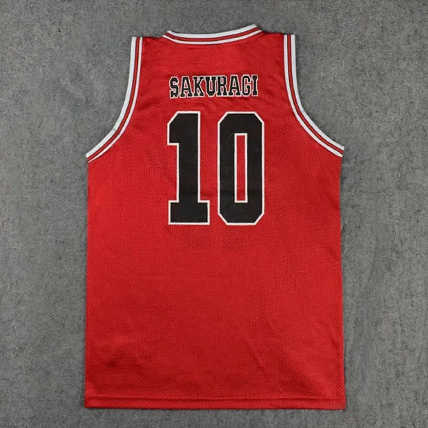 Shohoku Basketball Team Jersey - Sakuragi Hanamichi Rukawa - All Products - Clothing - 5 - 2024