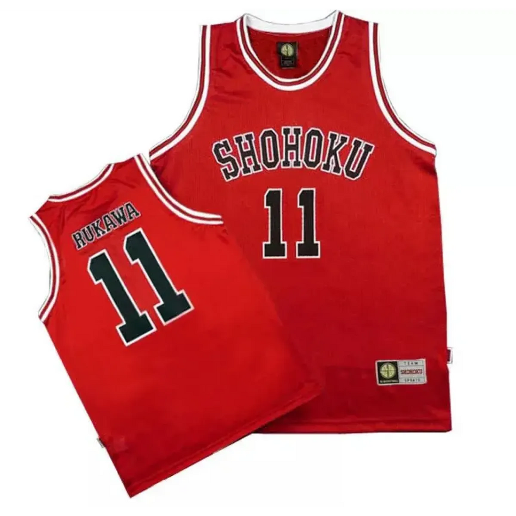 Shohoku Basketball Team Jersey - Sakuragi Hanamichi Rukawa - Best Sellers - 4