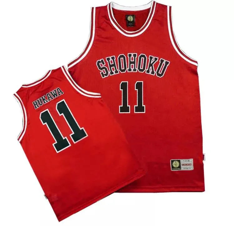 Shohoku Basketball Team Jersey - Sakuragi Hanamichi Rukawa - No. 11 Rukawa / S - All Products - Clothing - 4 - 2024