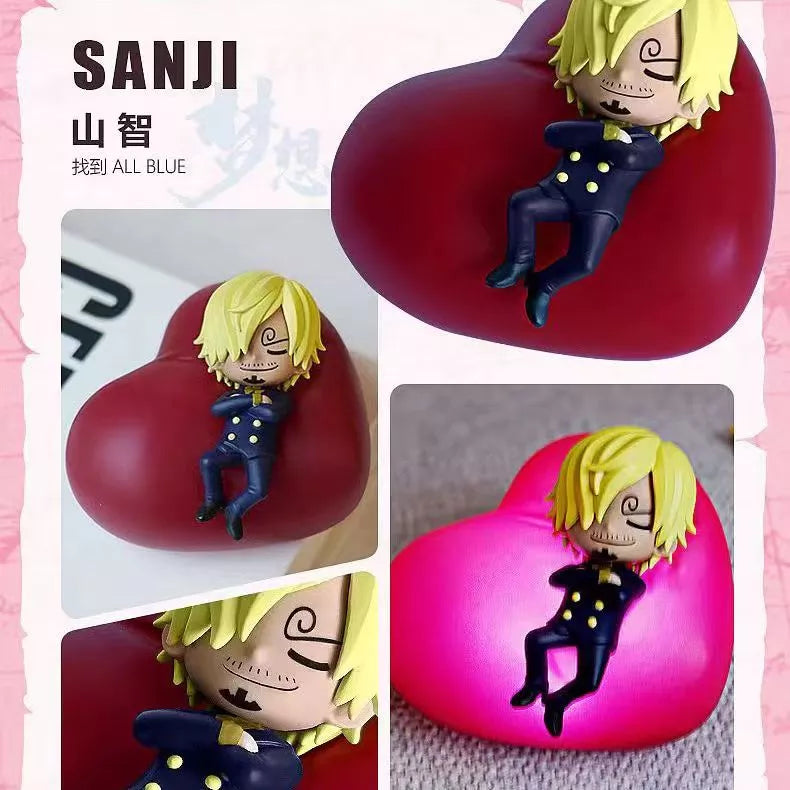 Luffy Zoro Nami & Sanji Night Light: Anime Figure Lamp for a Dreamy Bedroom Ambiance - Sanji - Anime - Action & Toy