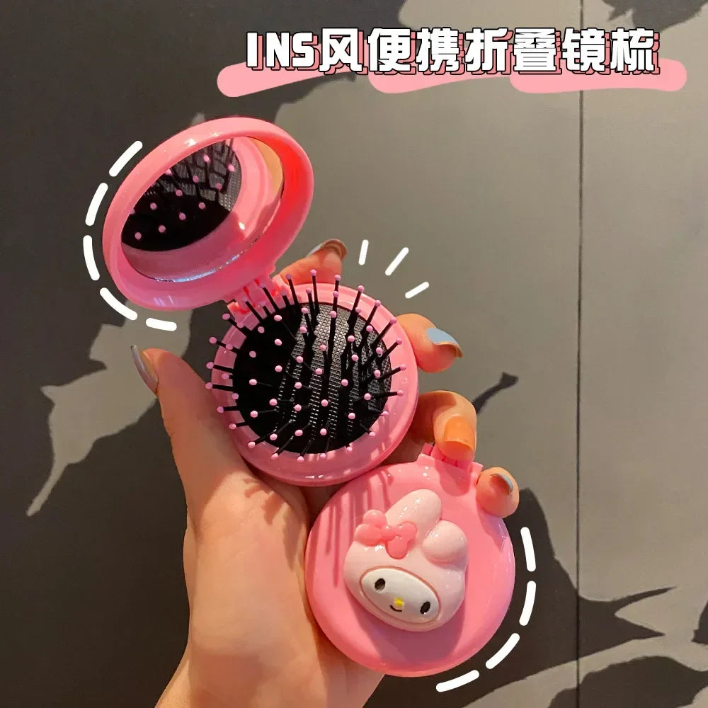 Sanrio Anime Kuromi Hand-held Makeup Mirror - 2249636 - Anime - Makeup Tools - 22 - 2024