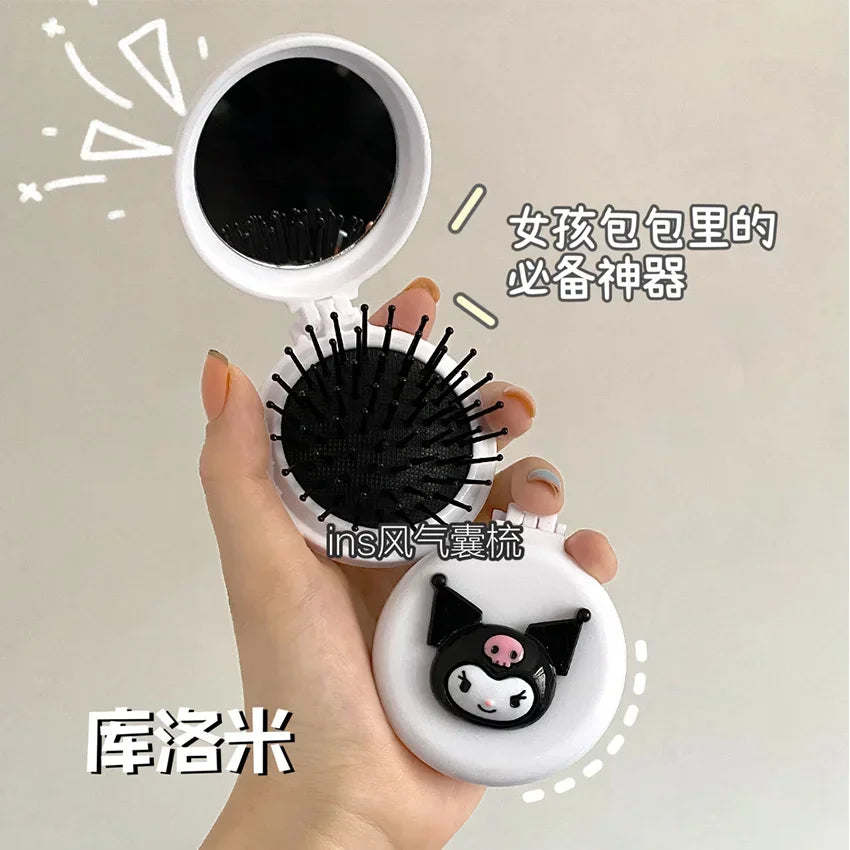 Sanrio Anime Kuromi Hand-held Makeup Mirror - 2251357 - Anime - Makeup Tools - 23 - 2024