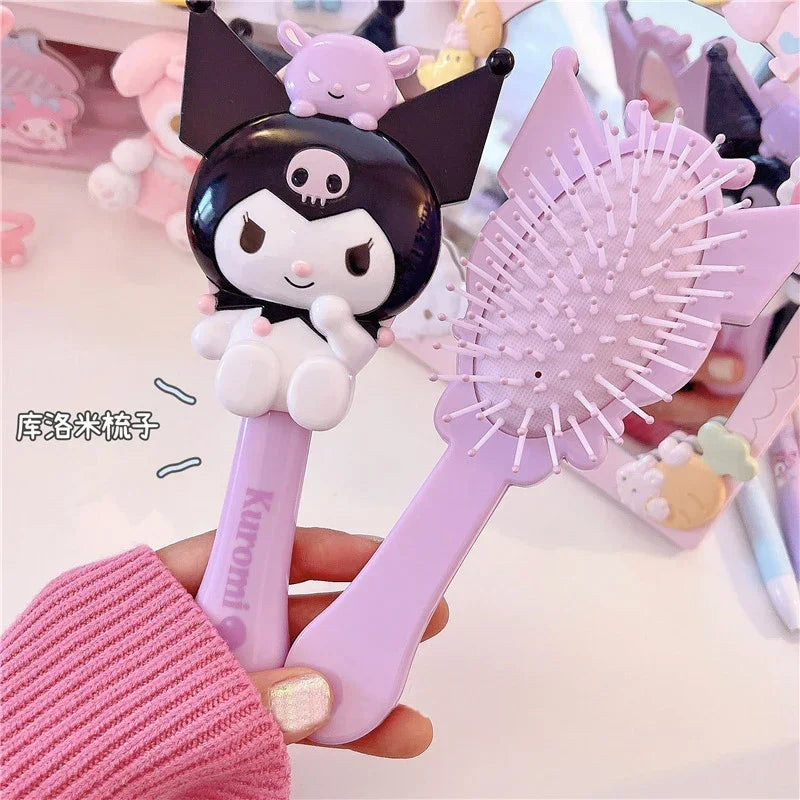 Sanrio Anime Kuromi Hand-held Makeup Mirror - Kuromi - Anime - Makeup Tools - 6 - 2024