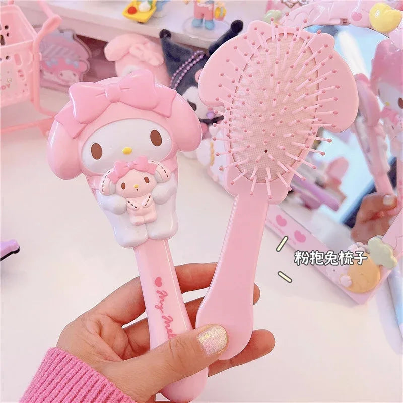 Sanrio Anime Kuromi Hand-held Makeup Mirror - My Melody - Anime - Makeup Tools - 7 - 2024