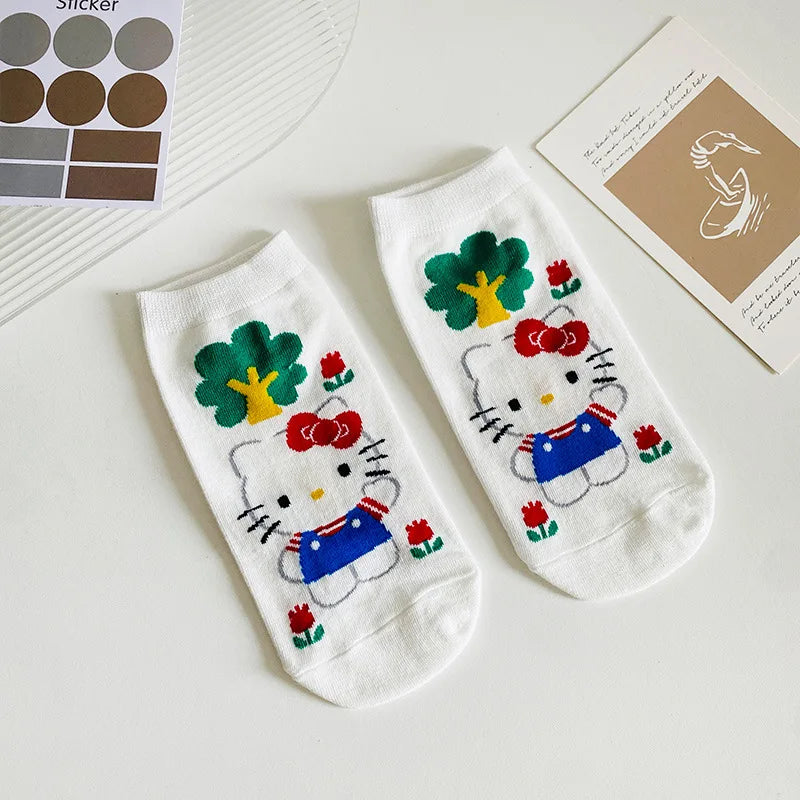 Sanrio Anime Socks - Hello Kitty Kuromi Melody Cinnamoroll - 2232382 - Anime - Socks - 36 - 2024