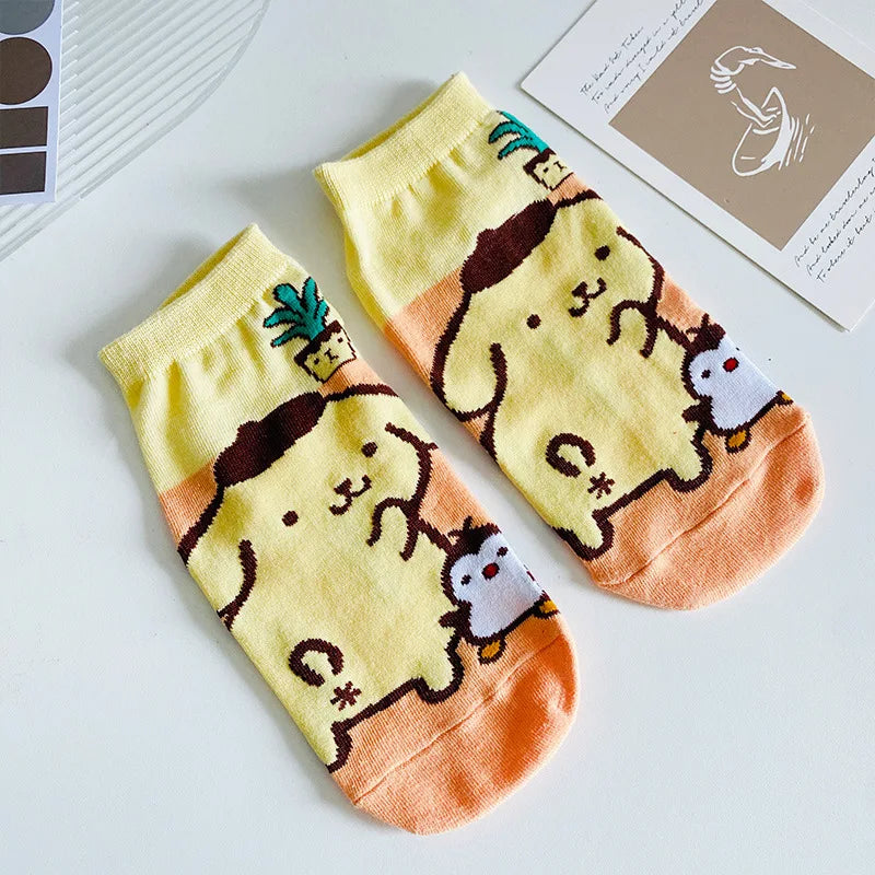 Sanrio Anime Socks - Hello Kitty Kuromi Melody Cinnamoroll - 2232381 - Anime - Socks - 35 - 2024