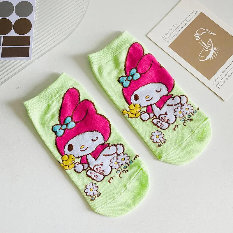 Sanrio Anime Socks - Hello Kitty Kuromi Melody Cinnamoroll - 2232383 - Anime - Socks - 37 - 2024