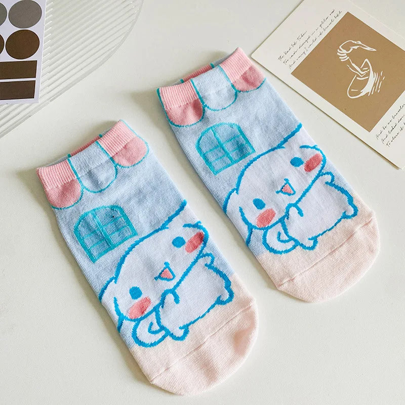 Sanrio Anime Socks - Hello Kitty Kuromi Melody Cinnamoroll - 2232384 - Anime - Socks - 38 - 2024