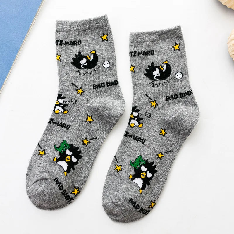 Sanrio Anime Socks - Hello Kitty Kuromi Melody Cinnamoroll - 1 1 - Anime - Socks - 24 - 2024