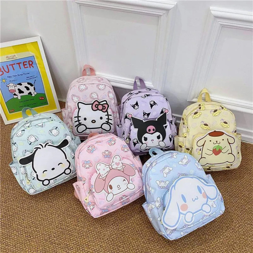 High-Capacity Sanrio Character Backpack - Cute & Functional - Women Bags & Wallets - 1