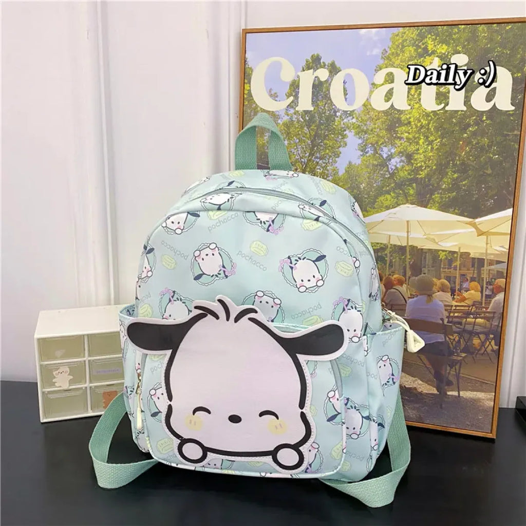 High-Capacity Sanrio Character Backpack - Cute & Functional - Women Bags & Wallets - 8