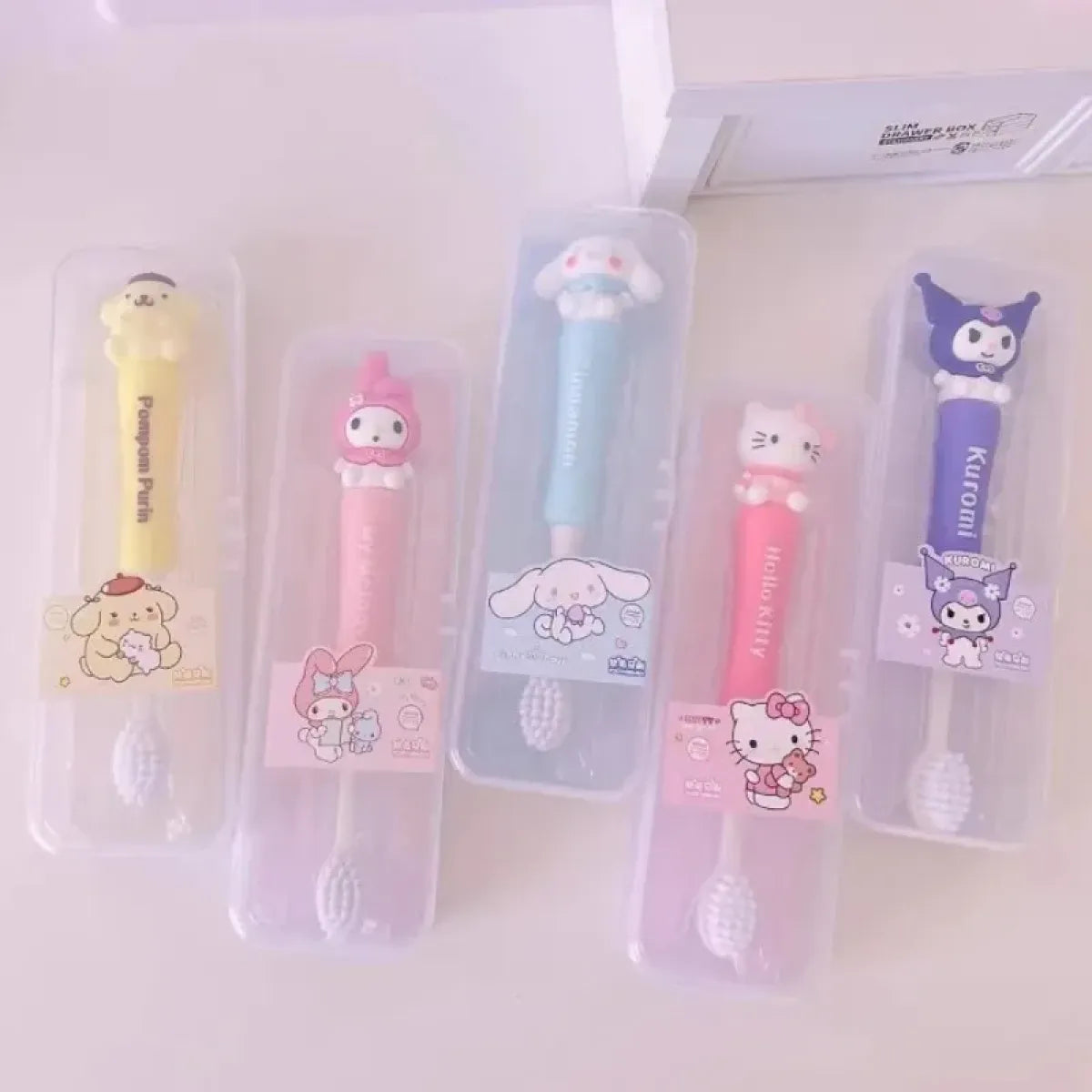 Sanrio Character Soft Bristle Kids Toothbrush - Harajuku Style - Accessories - 1