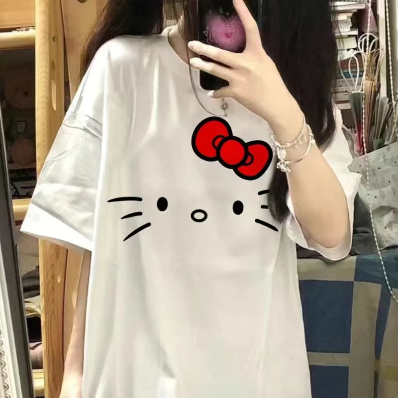 Sanrio Cinnamoroll Short Sleeve T-shirt - Oversized Cartoon Anime Streetwear - 6 / S - T-Shirts - Shirts & Tops - 10