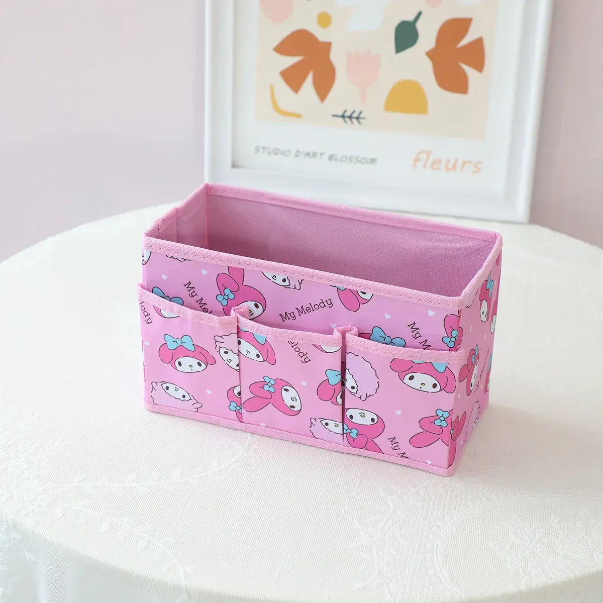 Sanrio foldable kawaii desktop storage box - Accessories - Cosmetic Bags - 10