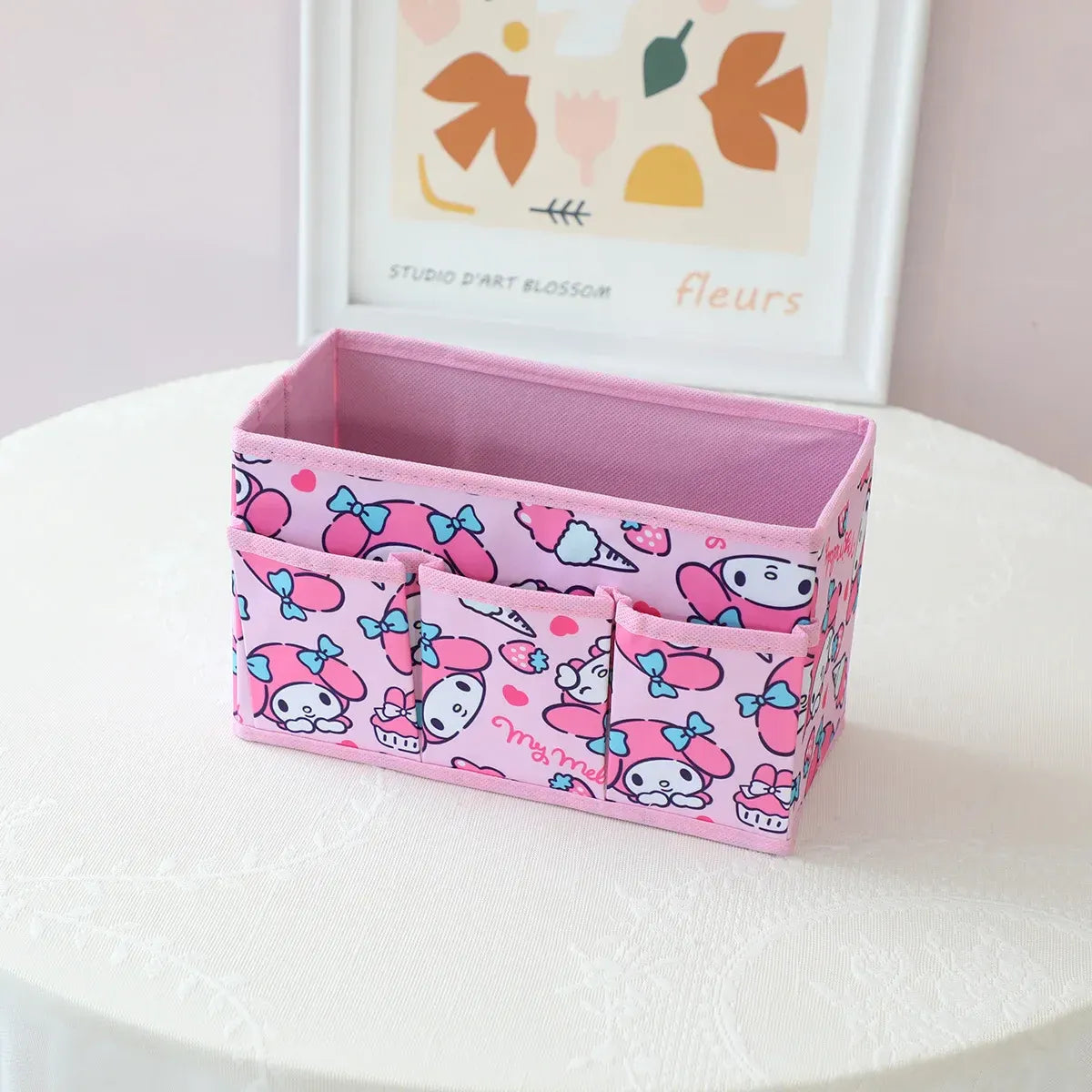 Sanrio foldable kawaii desktop storage box - Accessories - Cosmetic Bags - 12