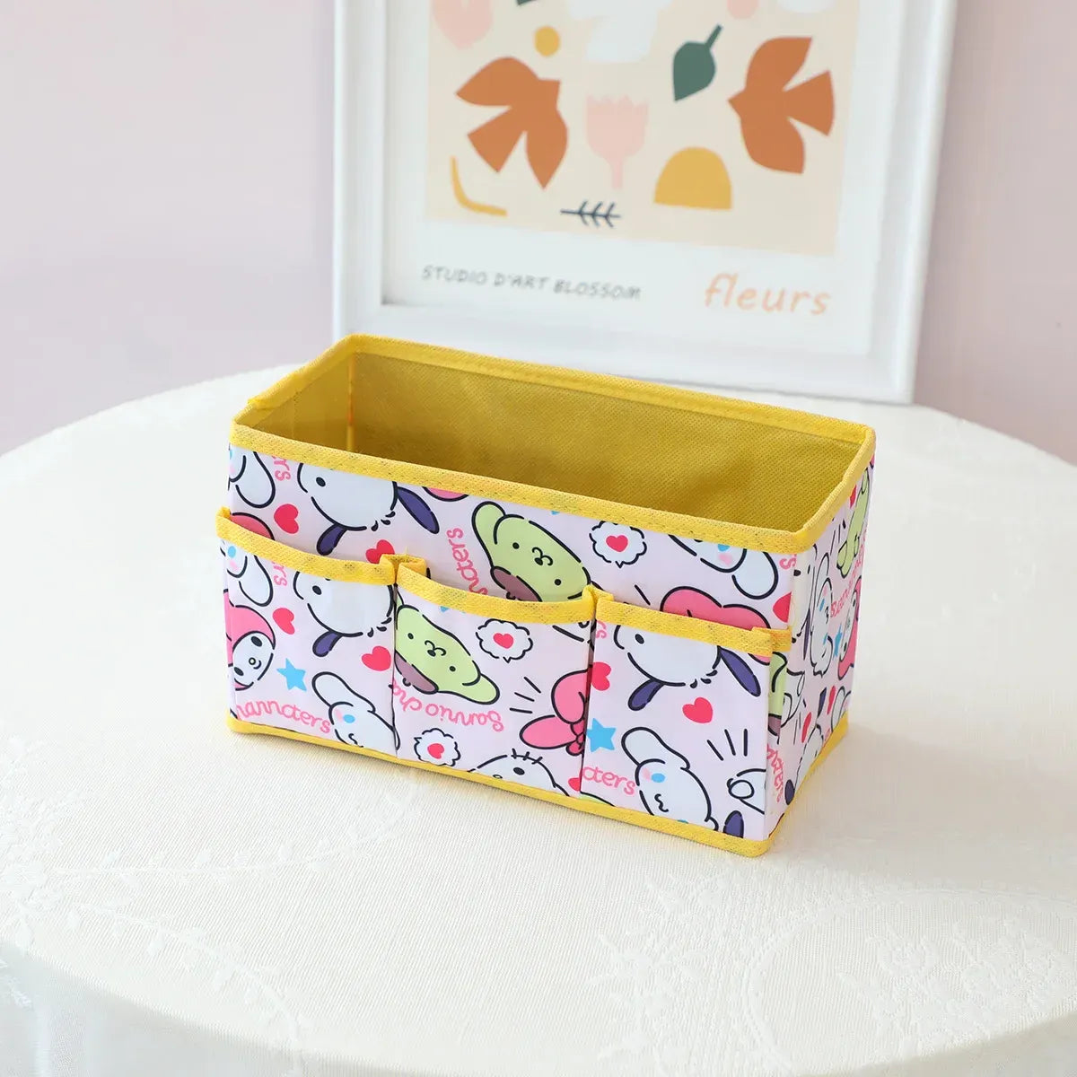 Sanrio foldable kawaii desktop storage box - Accessories - Cosmetic Bags - 16
