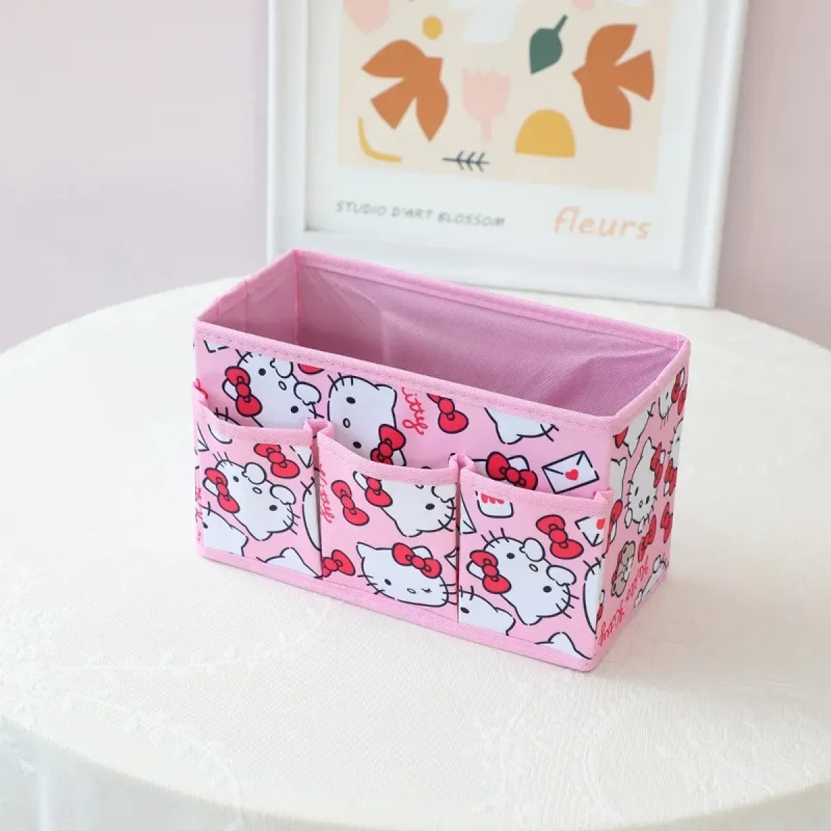 Sanrio foldable kawaii desktop storage box - Accessories - Cosmetic Bags - 5