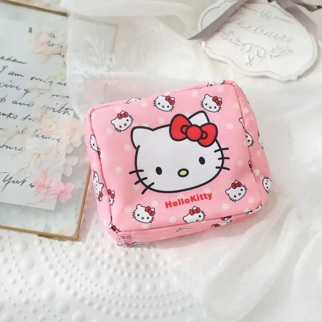 Sanrio Hangyodon Heart Sanitary Storage Bag - Harajuku Style - Pouch / Makeup Bag - 6