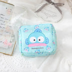 Sanrio Heart Print Menstrual Storage Bag - Harajuku Style - Pouch / Makeup Bag - 3