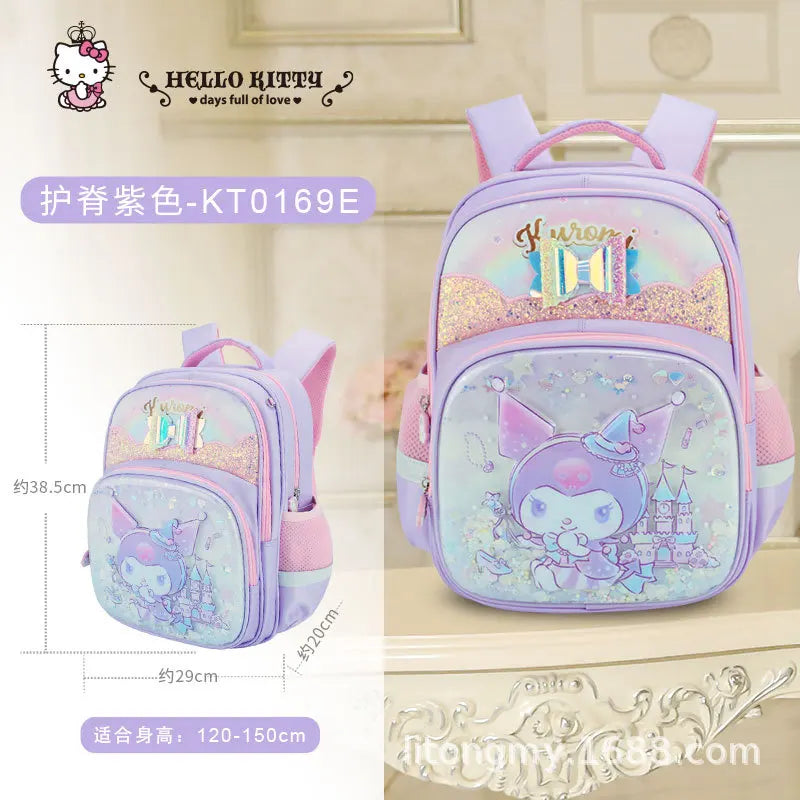 Sanrio Inspired Backpack - Kuromi - Women Bags & Wallets - School Backpacks - 8 - 2024