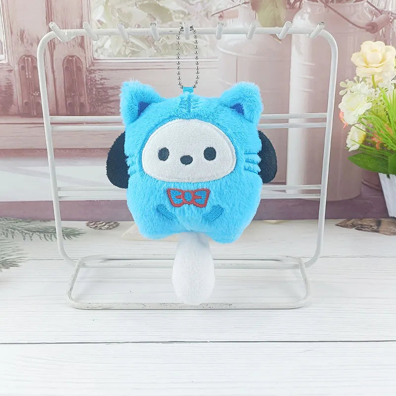 Sanrio Kuromi Cinnamoroll Cat Doll Keychain - Pochacco - Anime - Stuffed Animals - 10 - 2024